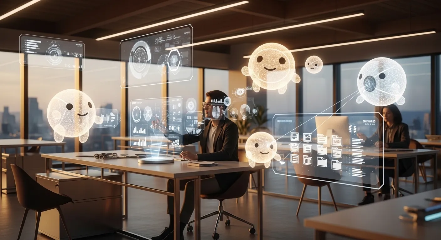 Visualización del futuro de los agentes de IA integrados en la vida diaria