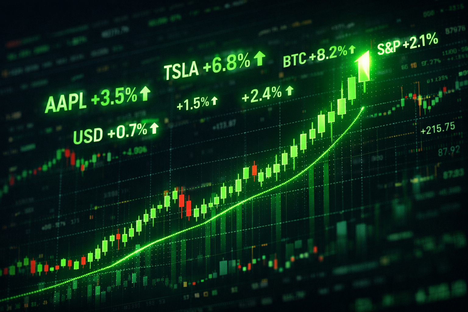 Gráfico de cotizaciones de AMD y NVDA el 22 de julio de 2026 mostrando el rally intradía de AMD tras el anuncio