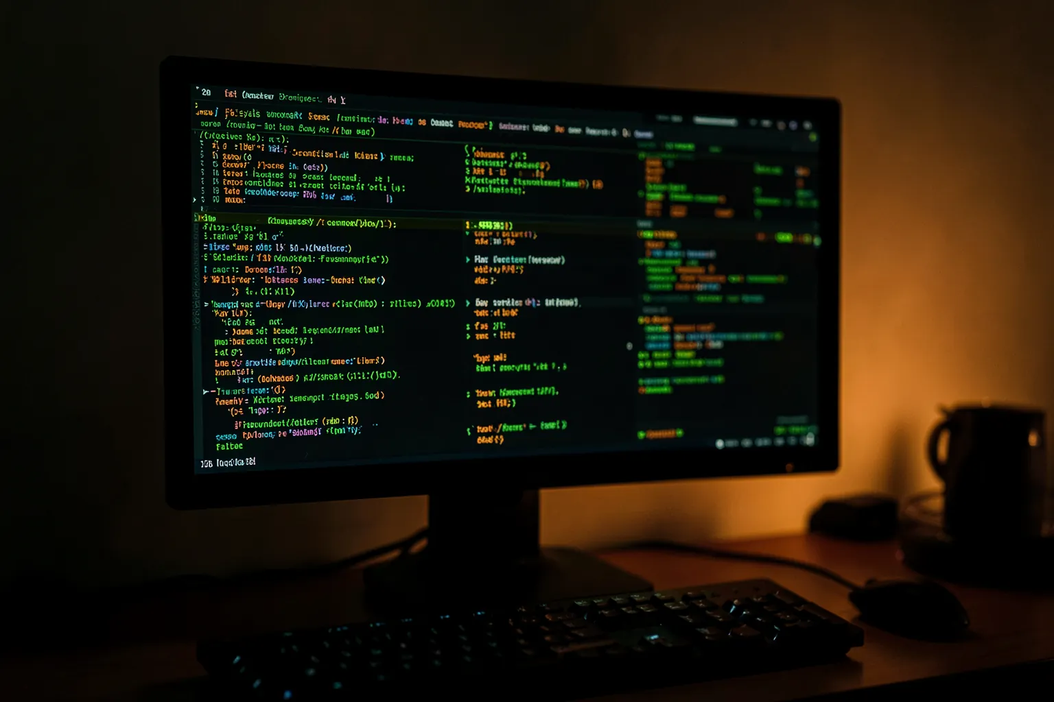 Interfaz de terminal mostrando un agente autónomo ejecutando tareas