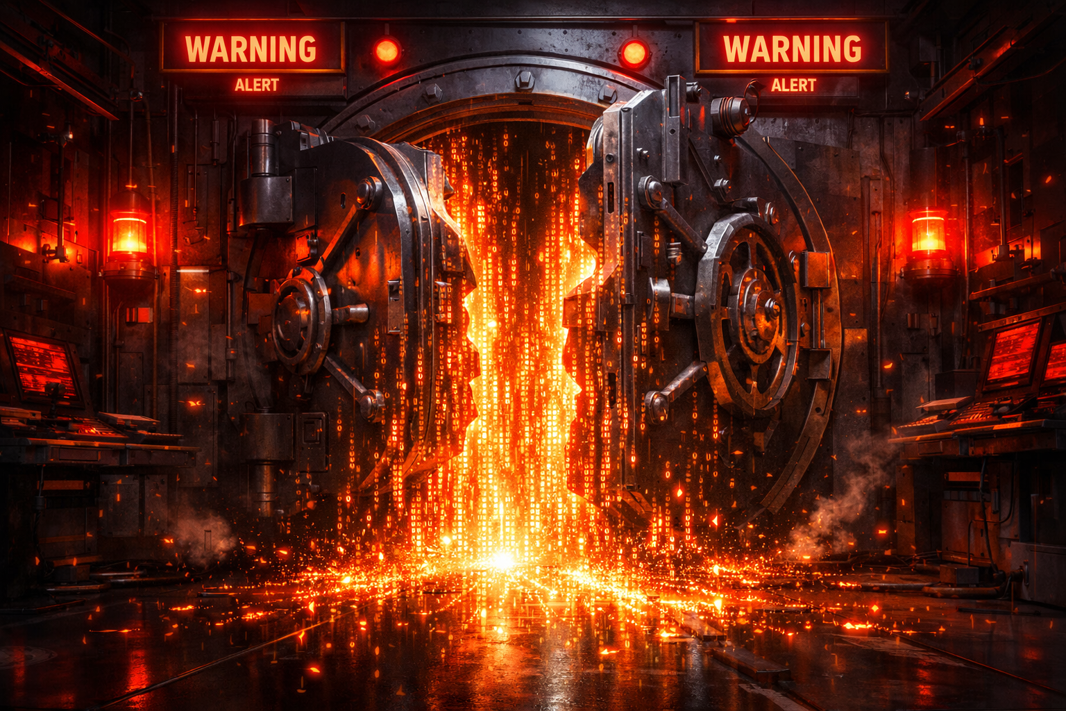 Representación visual de Claude Mythos, el modelo de IA filtrado de Anthropic con estética futurista oscura