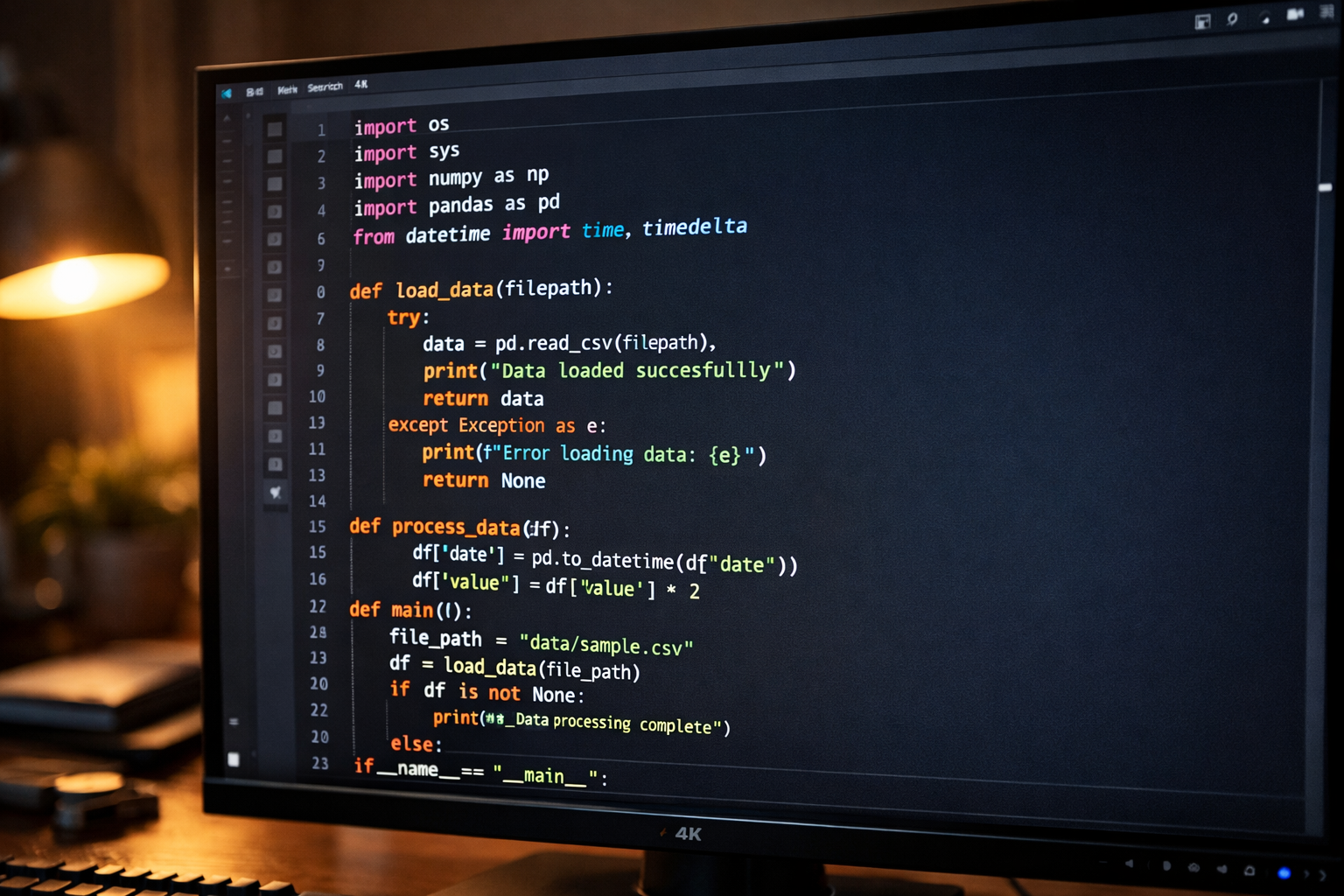 Snippet de código Python invocando Claude API con SDK anthropic