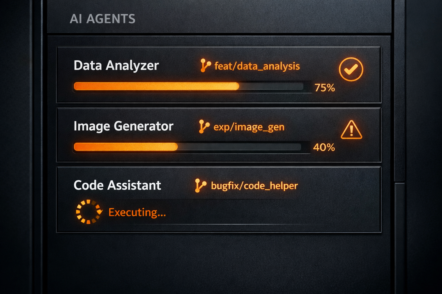 Panel lateral de Cursor con la lista de Background Agents corriendo y su estado