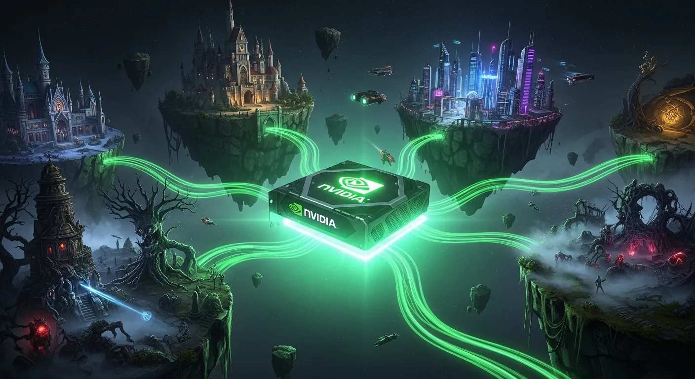 Collage de logos de juegos confirmados con soporte para DLSS 5 Neural Rendering