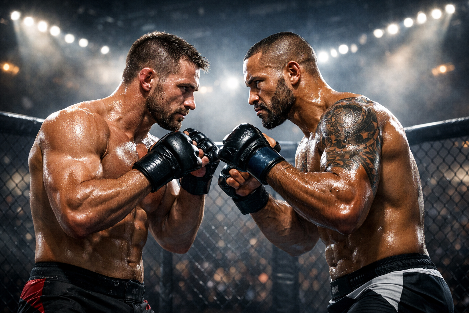 EA Sports UFC 6 portada oficial para PS5 y Xbox Series X|S con peleadores en el octágono