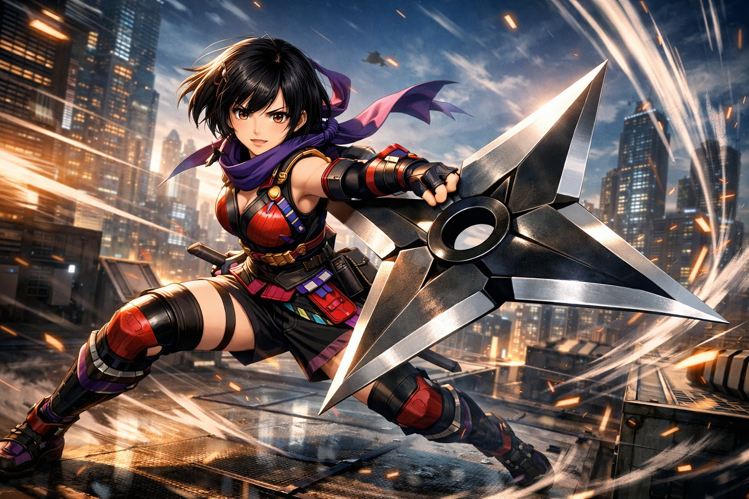 Yuffie Kisaragi protagonista del DLC INTERmission en Final Fantasy VII Remake Intergrade Switch 2