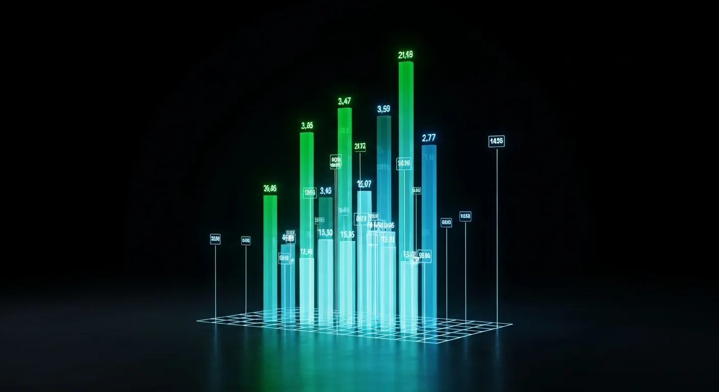 Gráfico de benchmarks de GPT-5.4 mostrando mejoras respecto a GPT-5.2