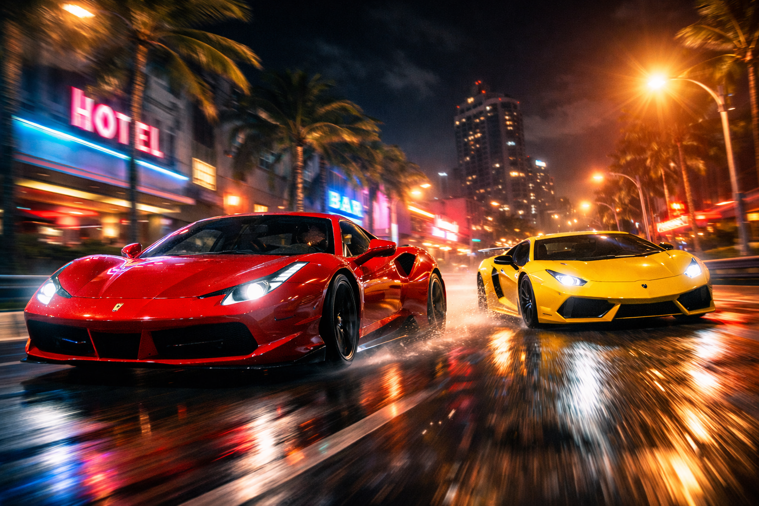 Tráiler 3 de GTA 6 escena Vice City coches deportivos