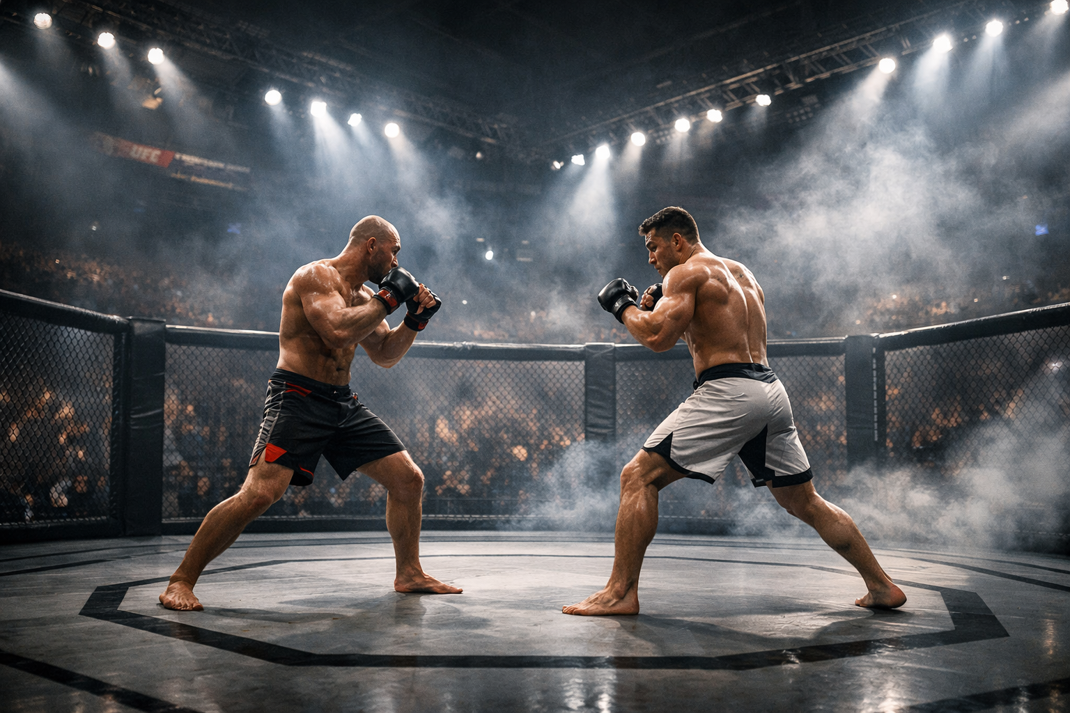 EA Sports UFC 6 para PlayStation 5 y Xbox Series X con luchadores en el octágono