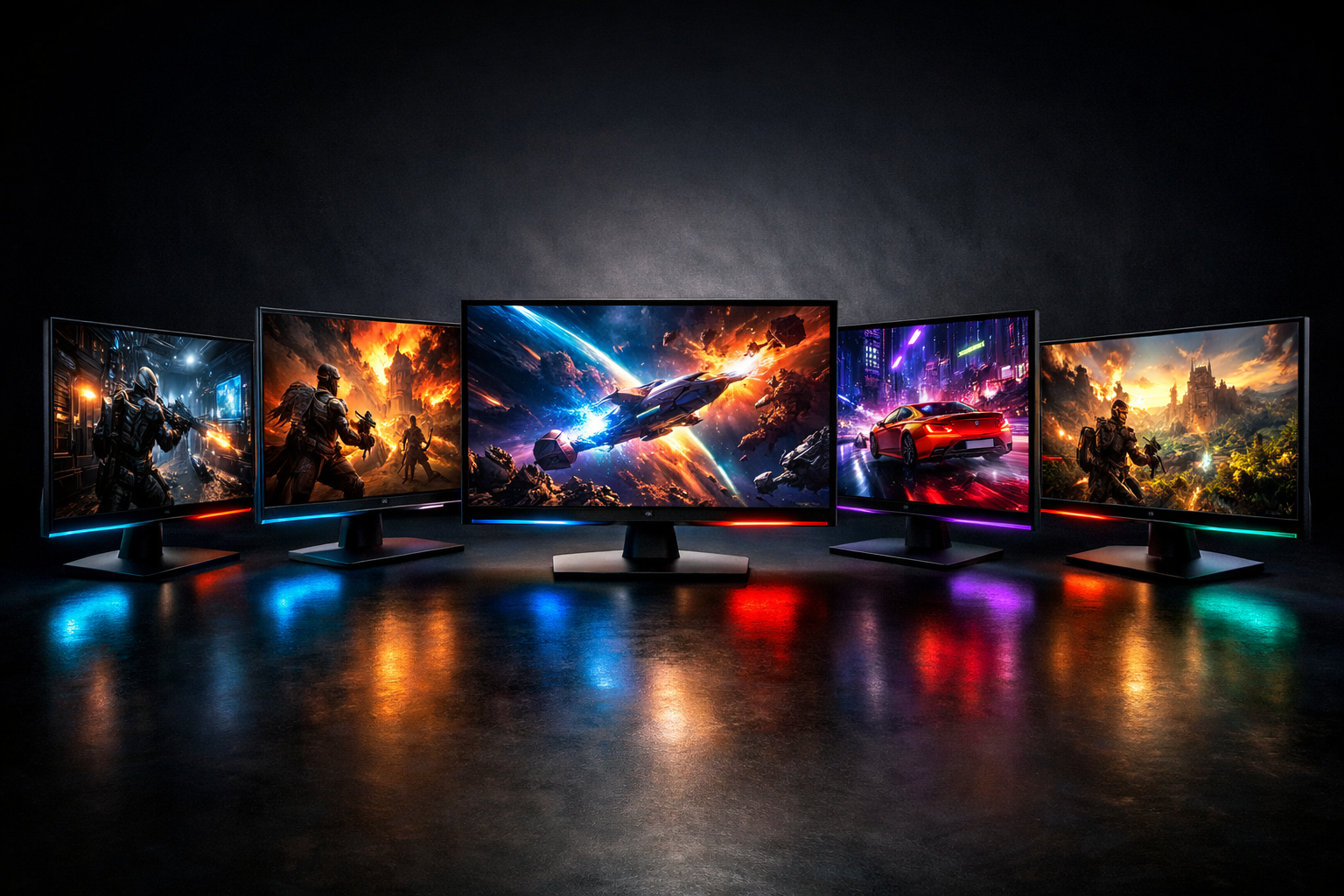 Comparativa premium de monitores gaming 4K OLED 240Hz 2026 con paneles QD-OLED y WOLED de gama alta