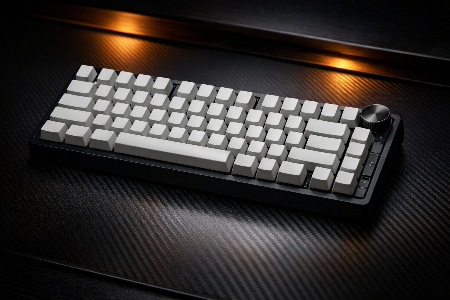 NuPhy Field75 HE teclado gaming Hall Effect formato 75 por ciento con dial de volumen y keycaps PBT