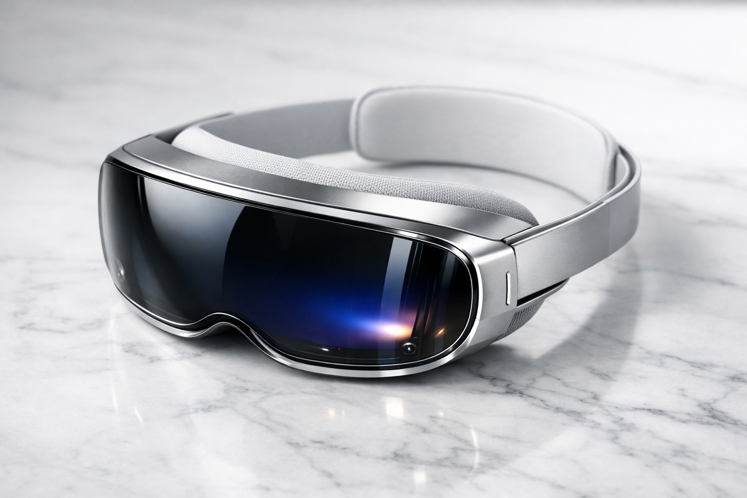 Visor premium de realidad mixta con panel micro-OLED de alta densidad para computación espacial