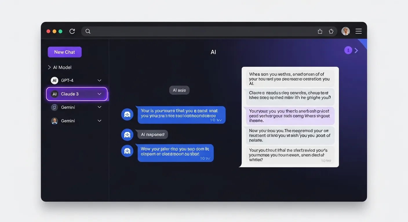 Interfaz de Open WebUI conectada a Ollama, similar a ChatGPT pero ejecutando IA en local