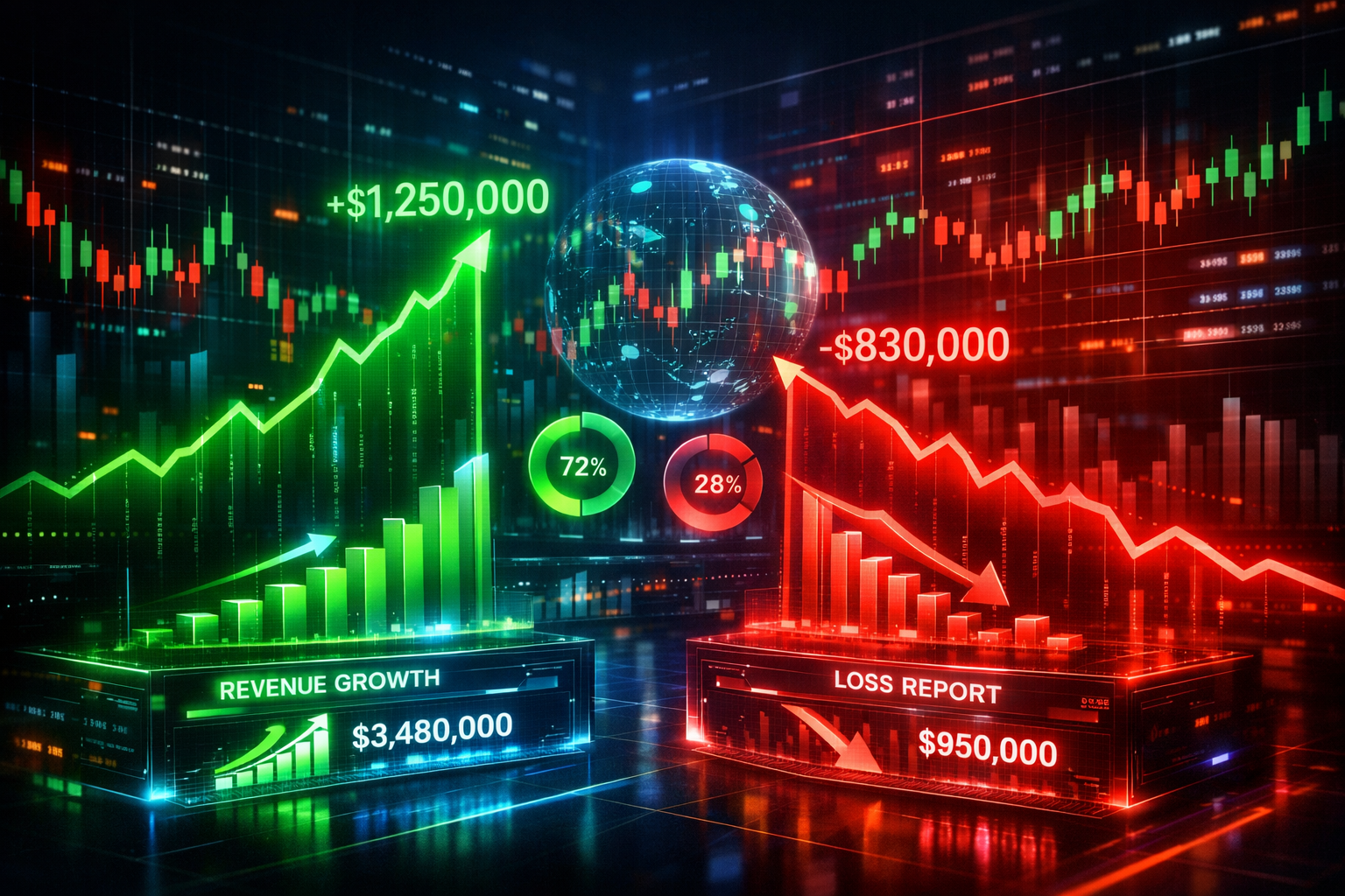 Gráfico de ingresos y pérdidas de OpenAI mostrando el crecimiento exponencial