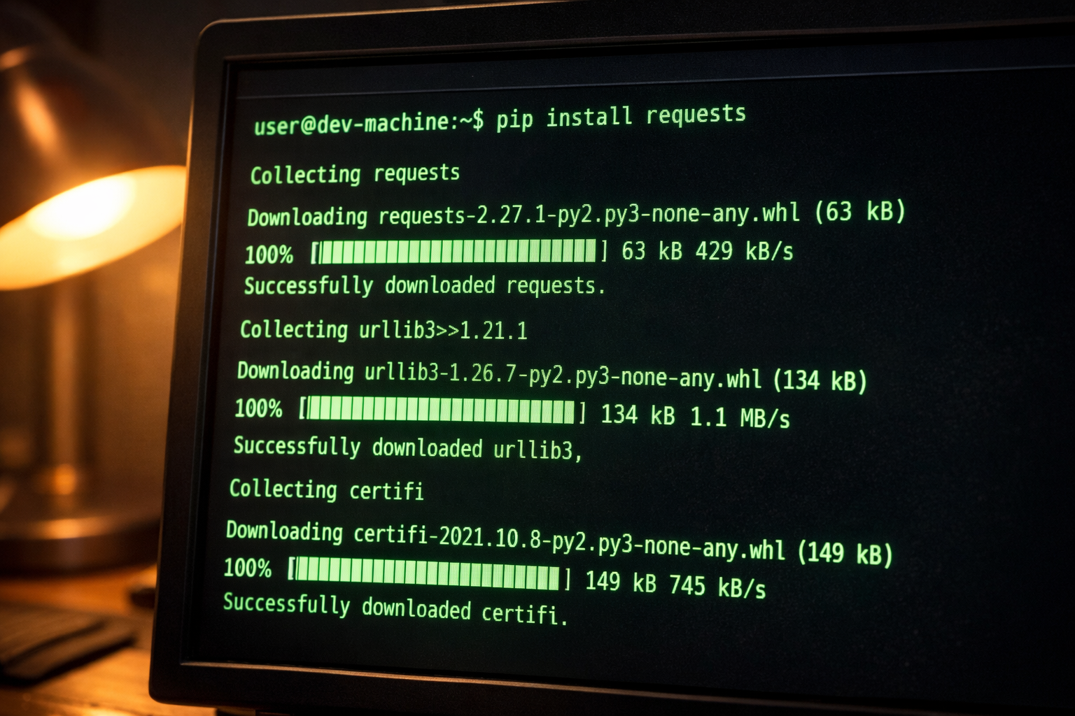 Terminal mostrando pip install openai-agents para instalar el SDK de OpenAI Agents