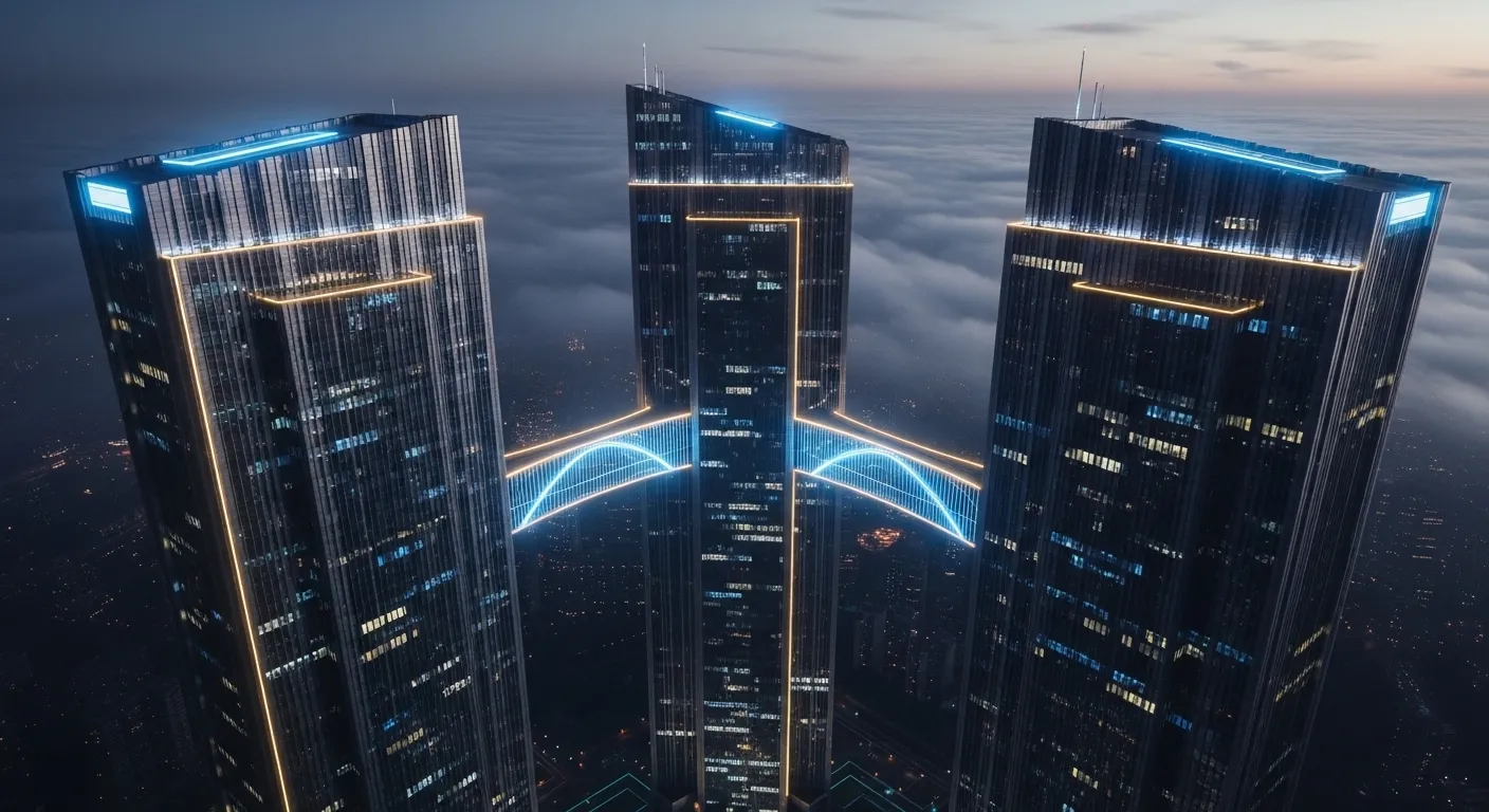 Representación de Amazon, Nvidia y SoftBank como principales inversores de OpenAI