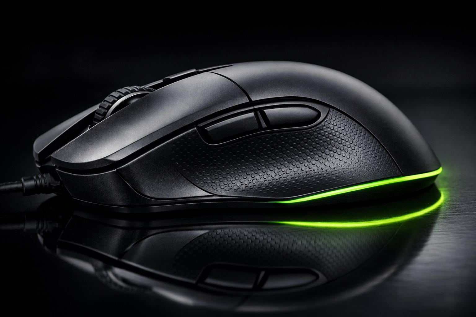 Razer DeathAdder V4 Pro perfil lateral diseño ergonómico mano derecha