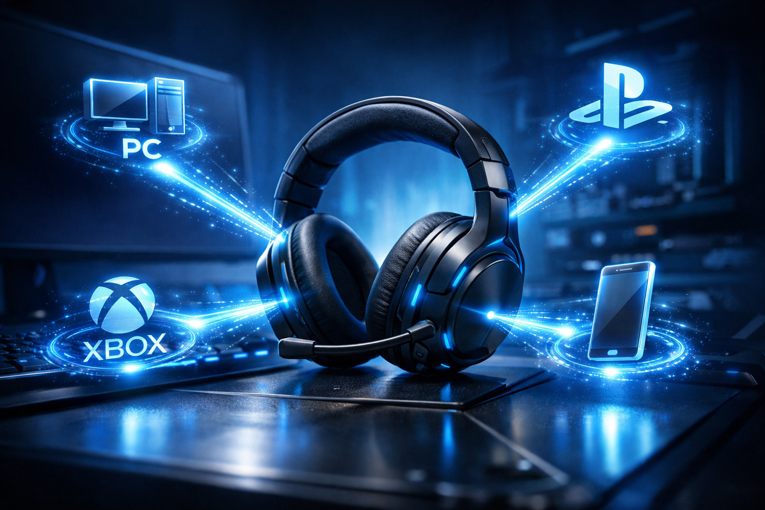 SteelSeries Arctis Nova Elite con OmniPlay conectado a PC, PS5, Xbox y móvil