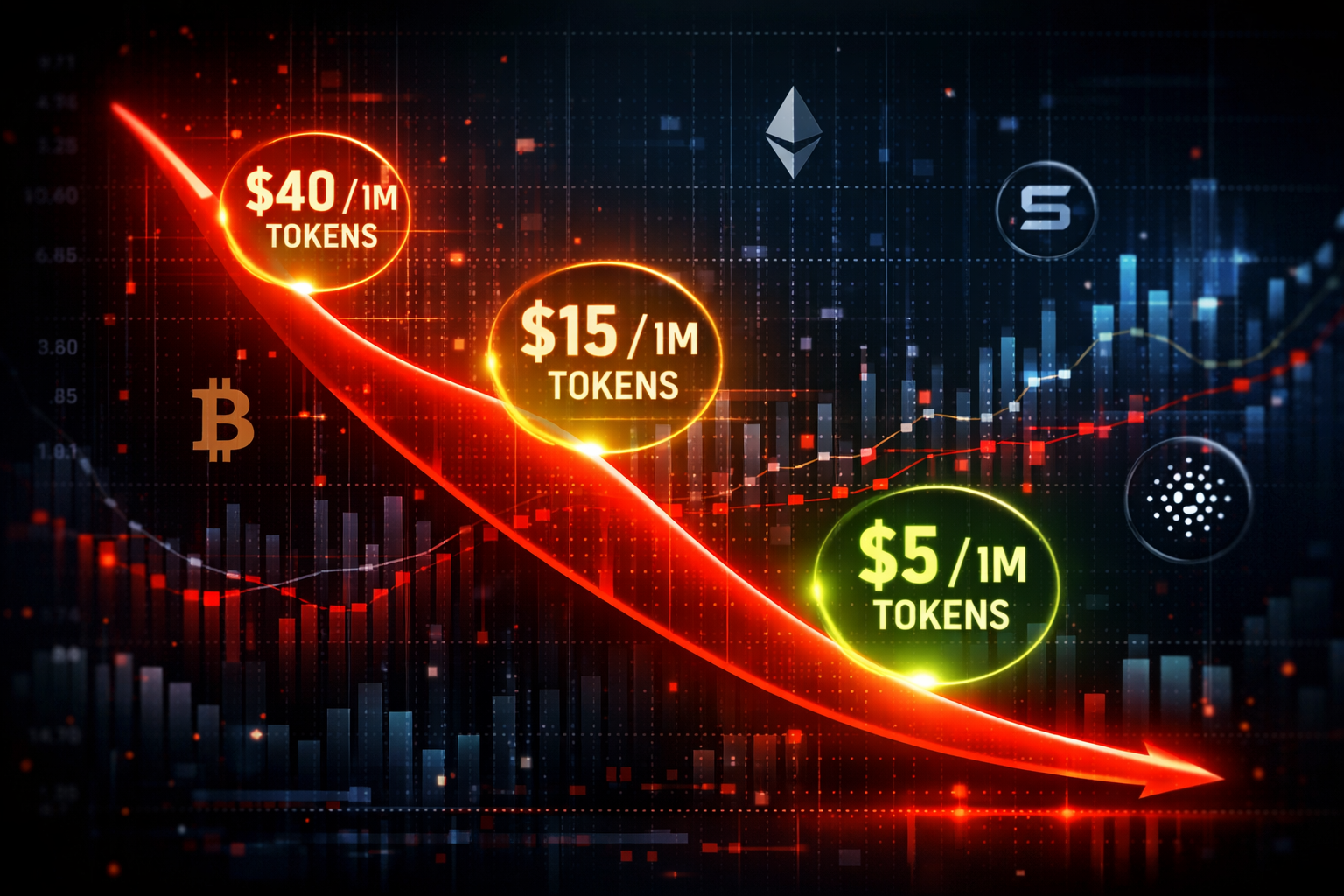 Comparativa de coste por millón de tokens entre modelos frontier open weights y comerciales occidentales