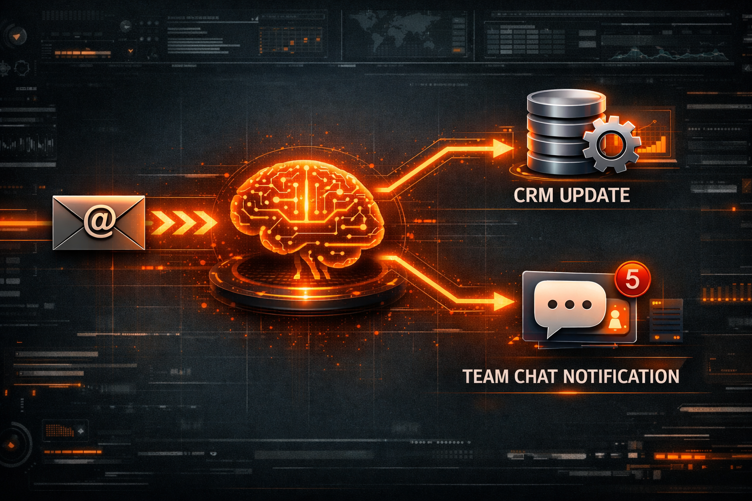 Flujo agente IA cualificador de leads Zapier Central Gmail HubSpot Slack 2026