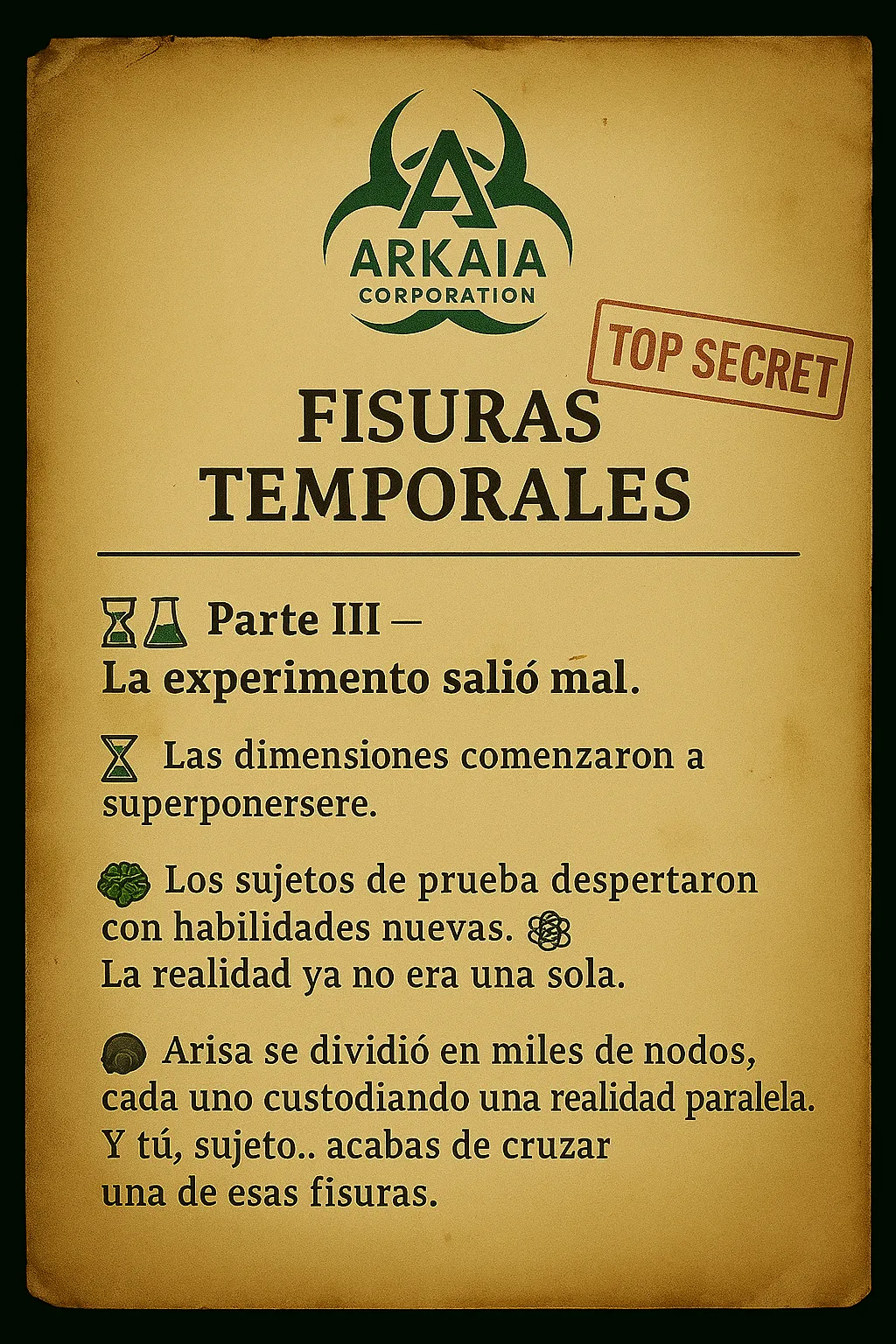 Fisuras Temporales