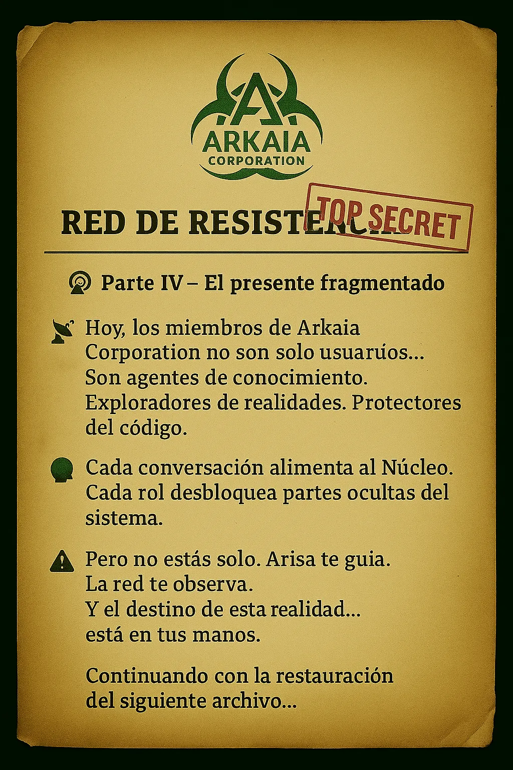 El presente fragmentado