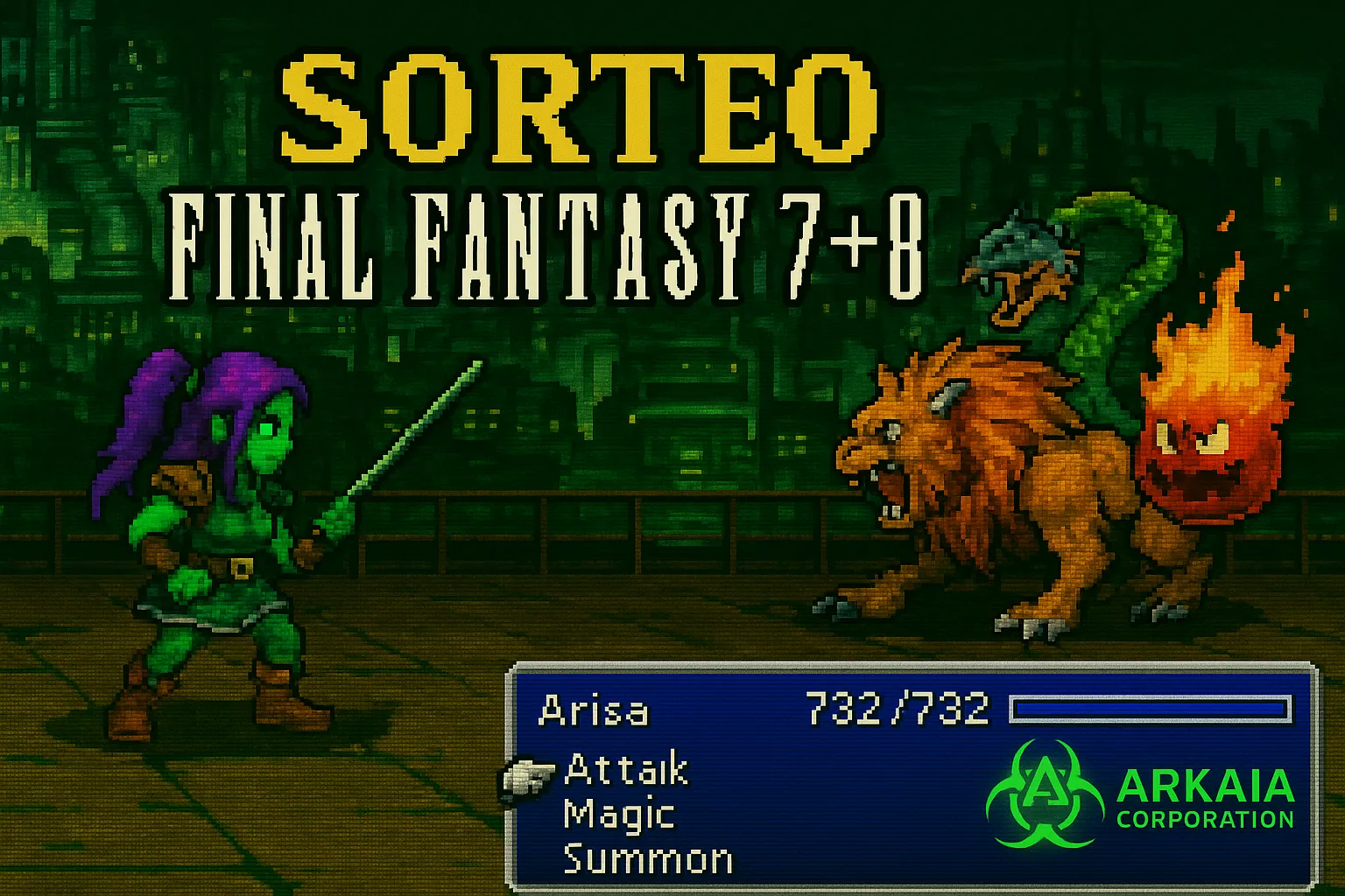 ☣ PROTOCOLO S-77 ☣ SORTEO FINAL FANTASY VII + VIII